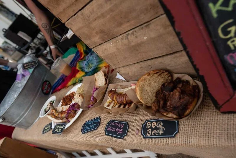 Ithaca Festival food vendor