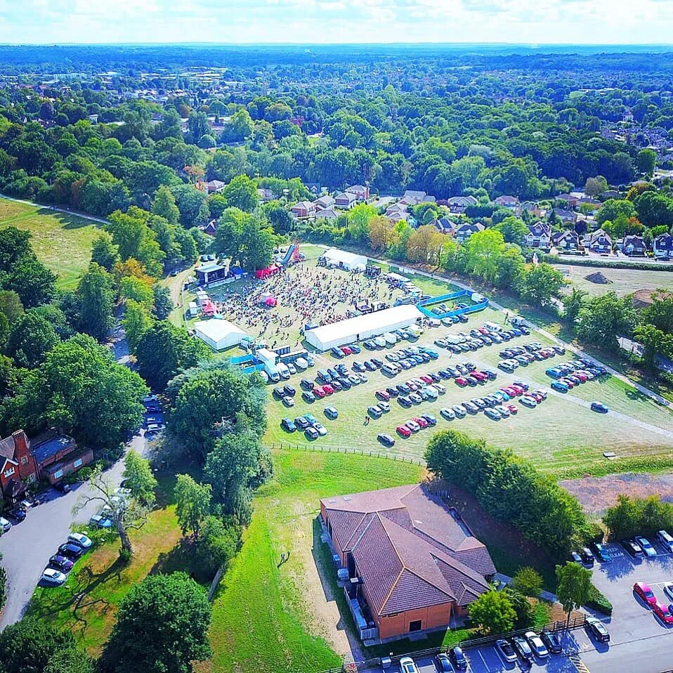 Aerial view of the site (2021)