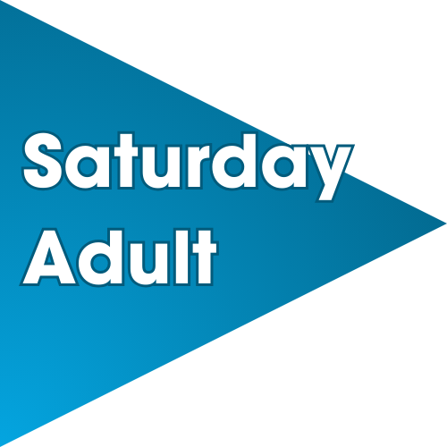 Saturday Aqua Triangle Adult .png