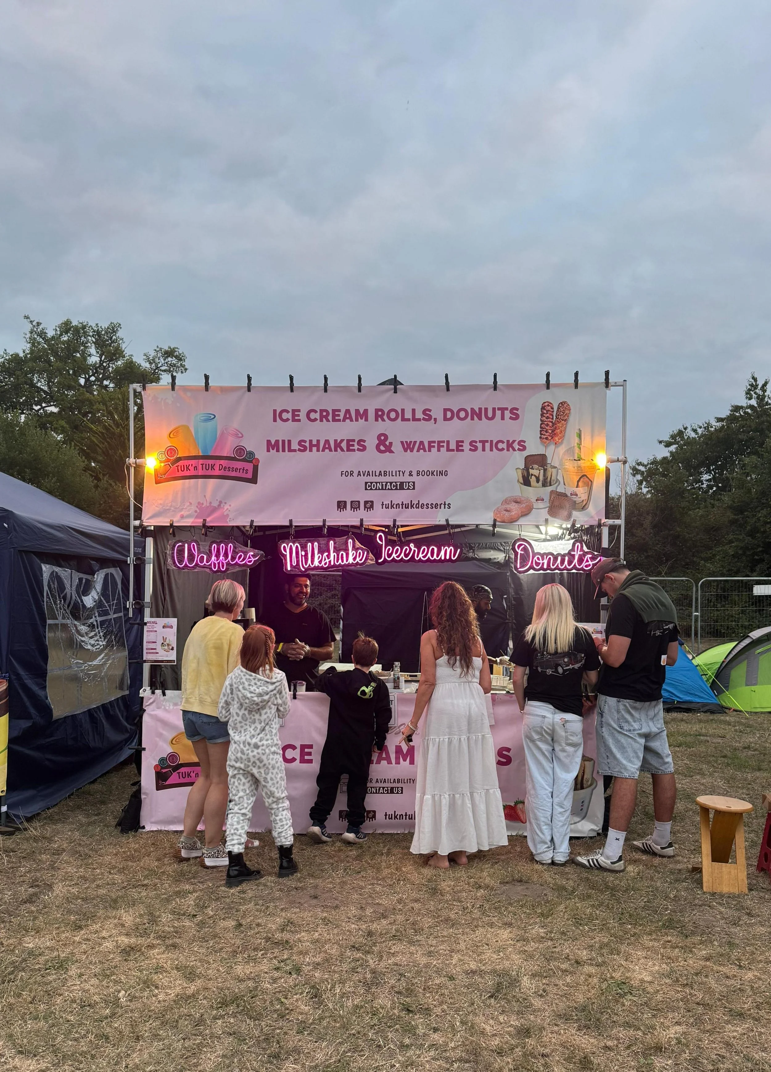 TuknTuk stall at night