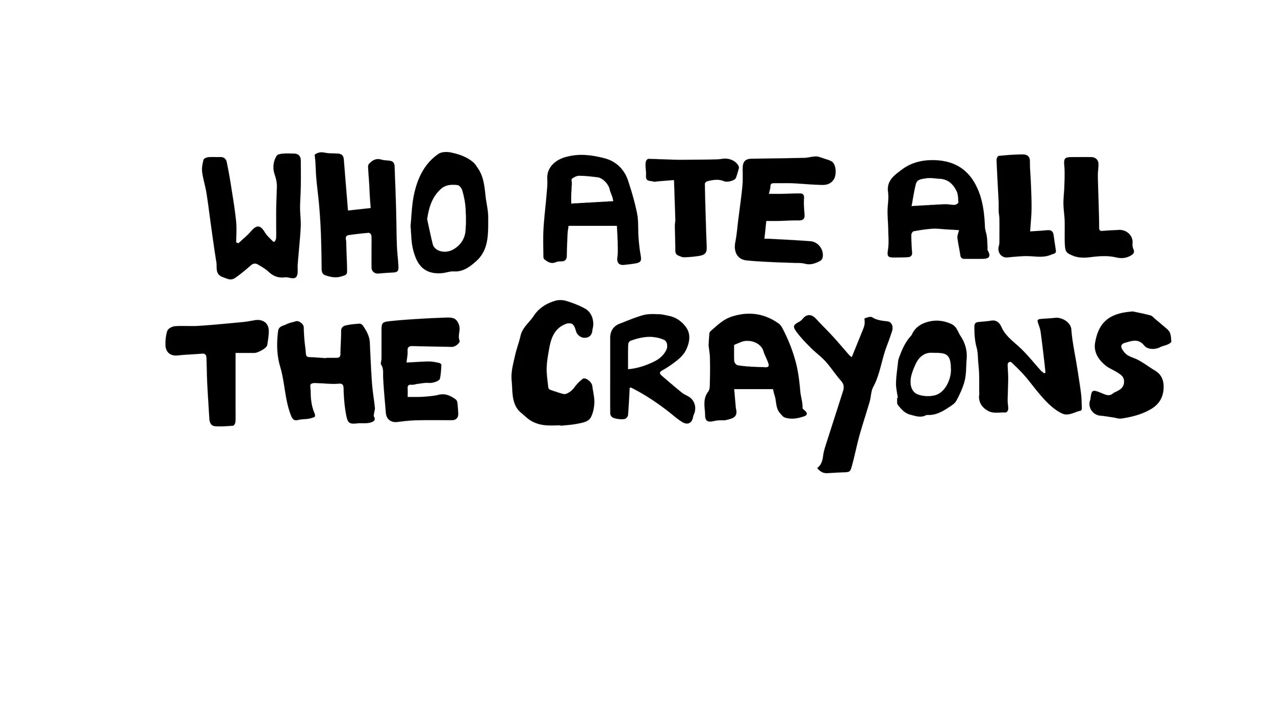Who Ate all the Crayons logo