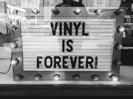 Vinyl is forever sign
