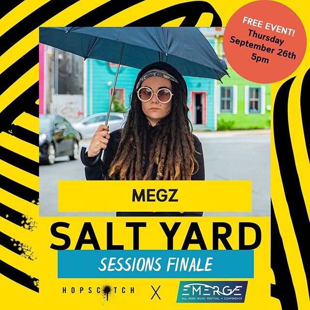 🚨 CHECK OUT THE REMAINING LINEUP 🚨

We&rsquo;ve got ... 🎤MEGZ🎤

MEGZ is an up and coming rap/hip-hop artist residing in Halifax, NS. You may have seen her name lately, as she has performed at JAHVEST and Evolve this summer along with other local 