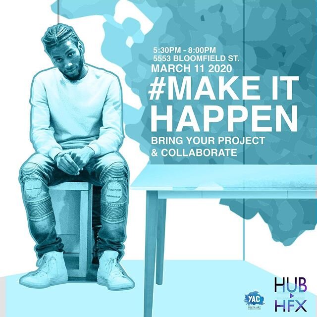 Attention!! Attention!! We have another #MAKEITHAPPEN night at Hubhfx!

This is a coworking night: bring your ideas,plans and make your projects come to life with other creative minds in a support environment.

We encourage you to bring your laptops,