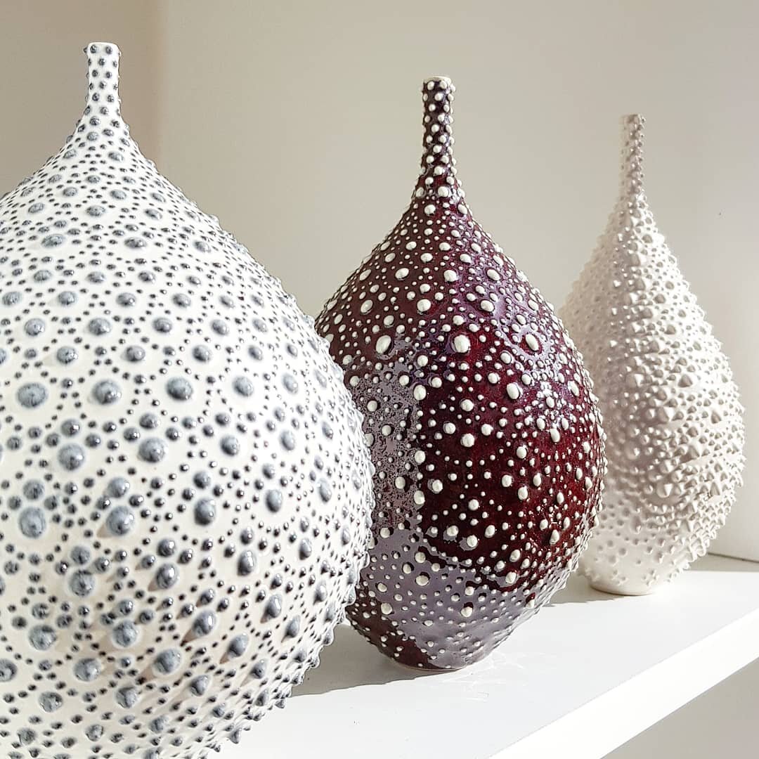 Hannah Billingham Dotted Vases