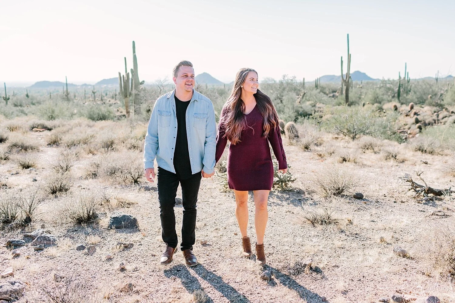 Desert Engagement Session- Arizona Wedding Photographer- Ryan + Megan