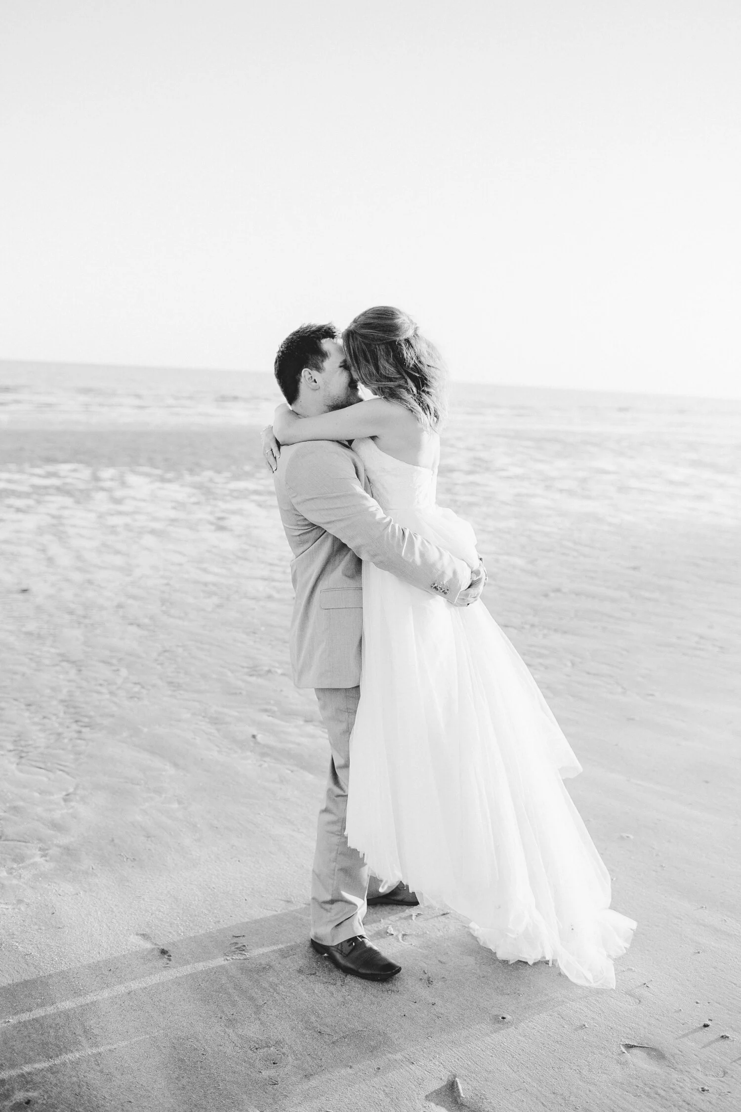 Beach Wedding Sunset Photos- Destination Wedding Photographer- Mike + Kayla