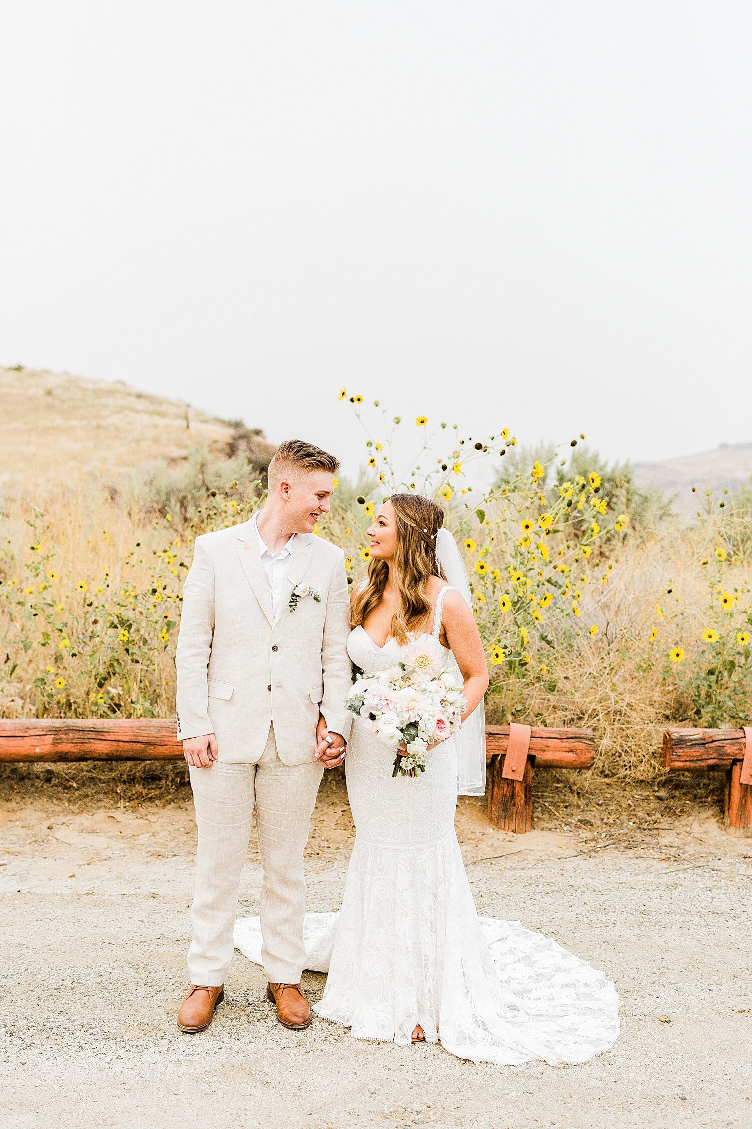 Bride and groom portraits