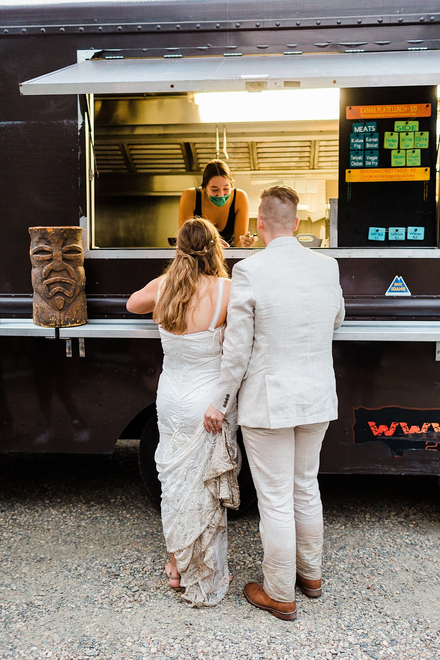 Food Truck at a wedding