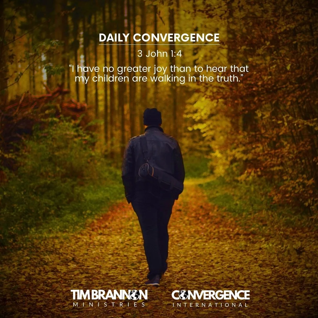 Welcome back to Daily Convergence! Today we’re reading 3 John Chapter 1  in our journey through the New Testament in 2025.
DAILY CONVERGENCE
Friday 
October 24, 2025
TODAY’S READING
3 John 
Chapter 1
REFLECTION
“I have no greater
