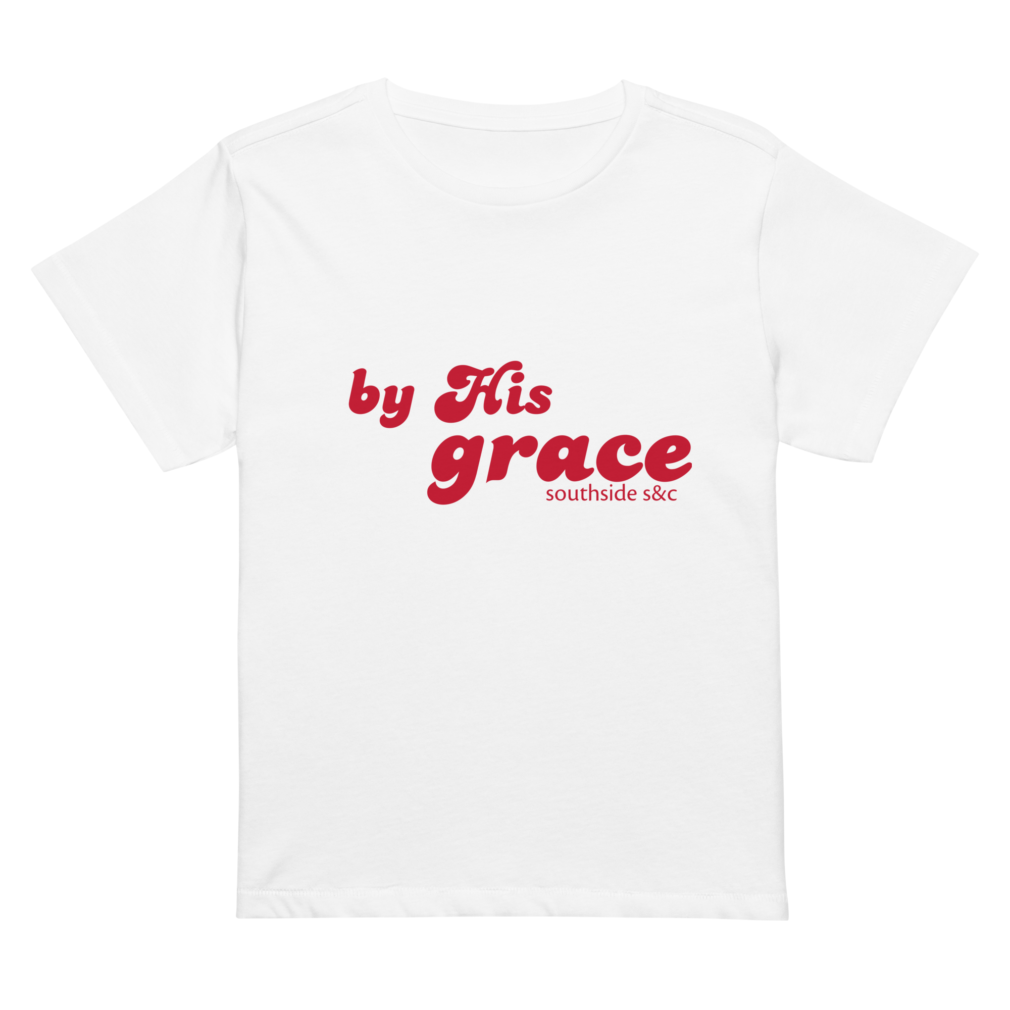 Women's by His grace High-Waisted Tee | Cotton Heritage OW1086