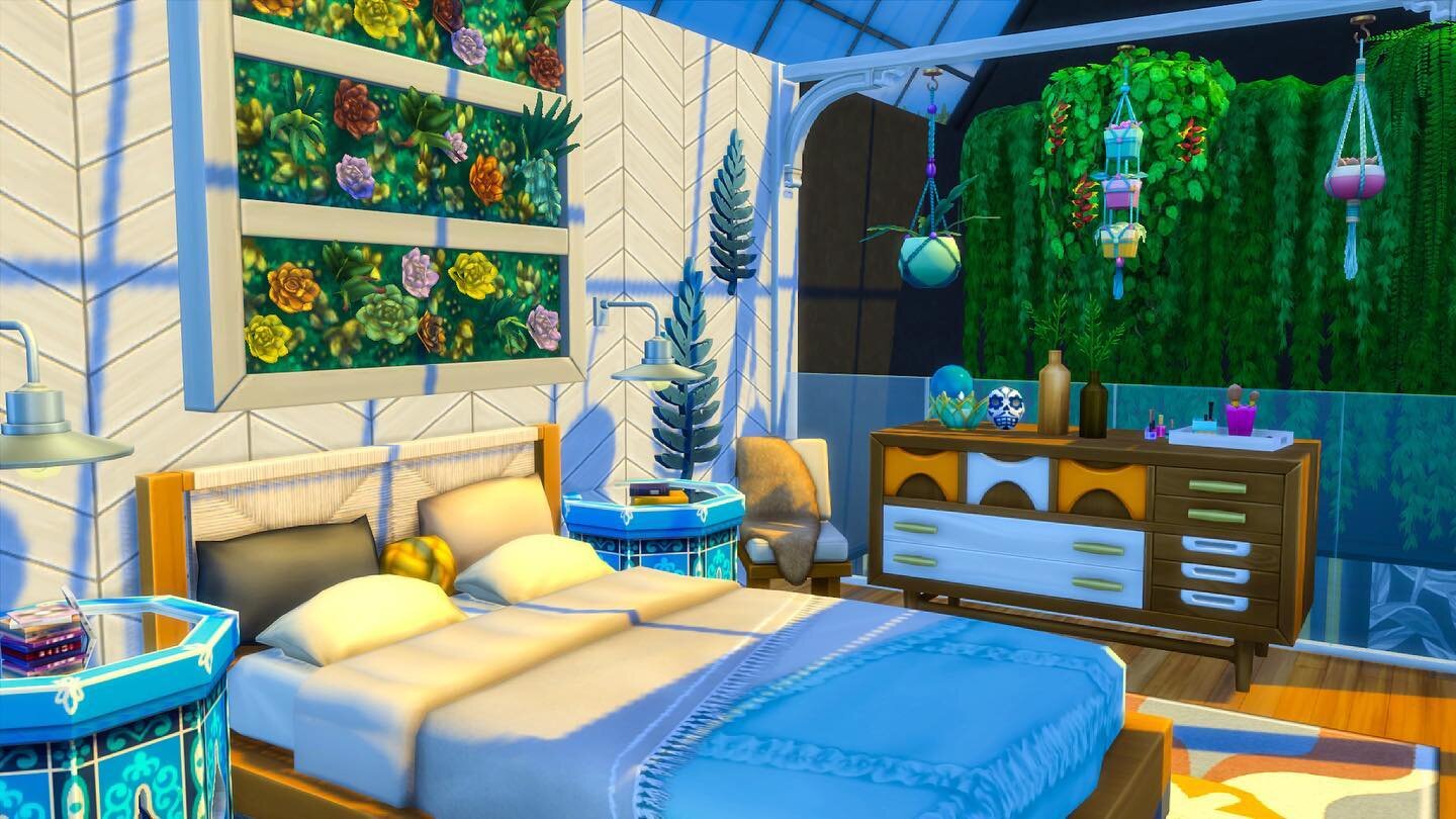 Taking a moment to appreciate the loft bedroom from the A Frame! 🙌🏼

&mdash;&mdash;&mdash;&mdash;&mdash;&mdash;&mdash;&mdash;&mdash;&mdash;&mdash;&mdash;&mdash;&mdash;&mdash;&mdash;&mdash;&mdash;&mdash;-
#TheSims4 #Sims4 #Sims #TheSims #TheSimsBuil