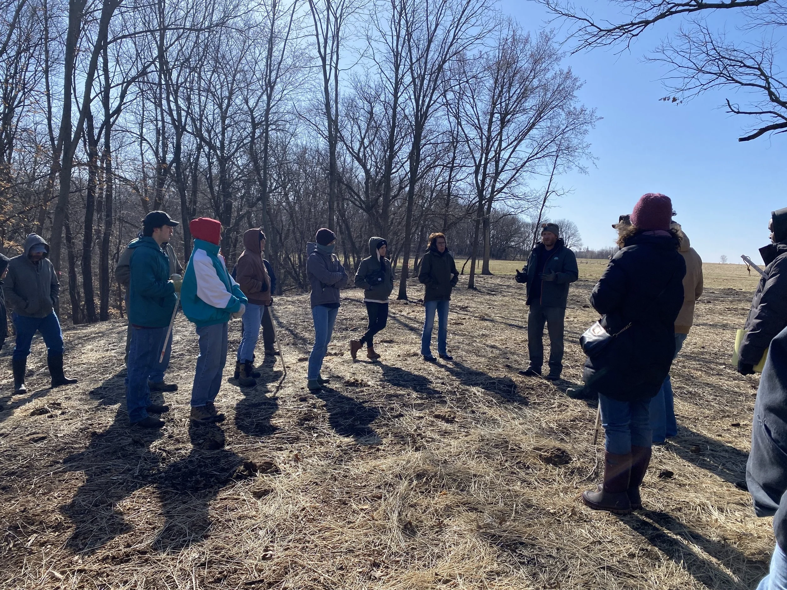 SIlvopasture farmer field day in LeSueur MN.