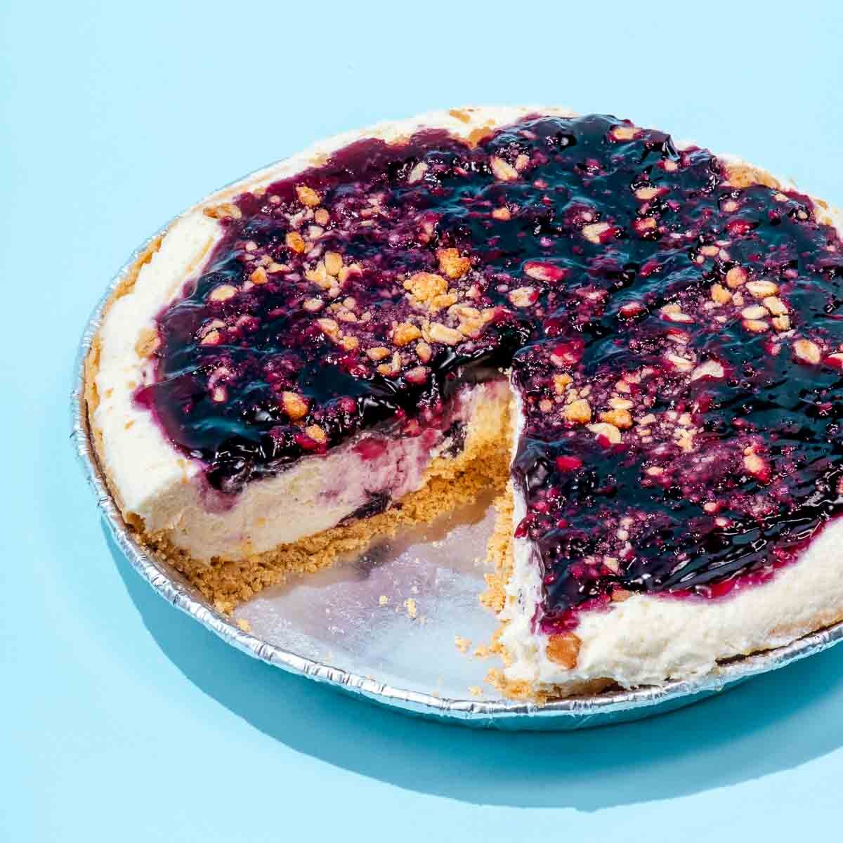 French Blueberry Cream Pie