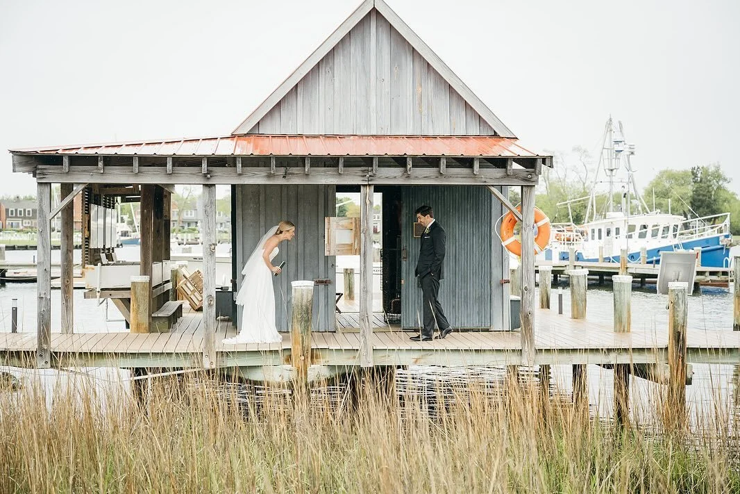 Launching our wedding season with love, laughter, and endless memories. Here’s to the first of many magical moments on the Chesapeake! ⚓️💍 #maritimematrimony #chesapeakecharm 
PLANNING: @laurencorriganevents 
RENTALS: @easternshoretents  RENTA