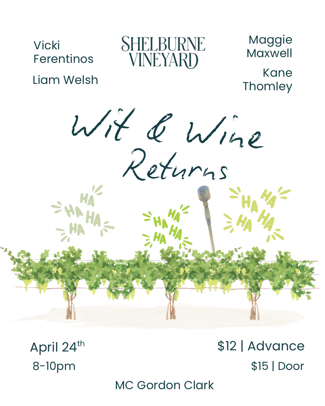 Wit &amp; Wine (Comedy Night) 