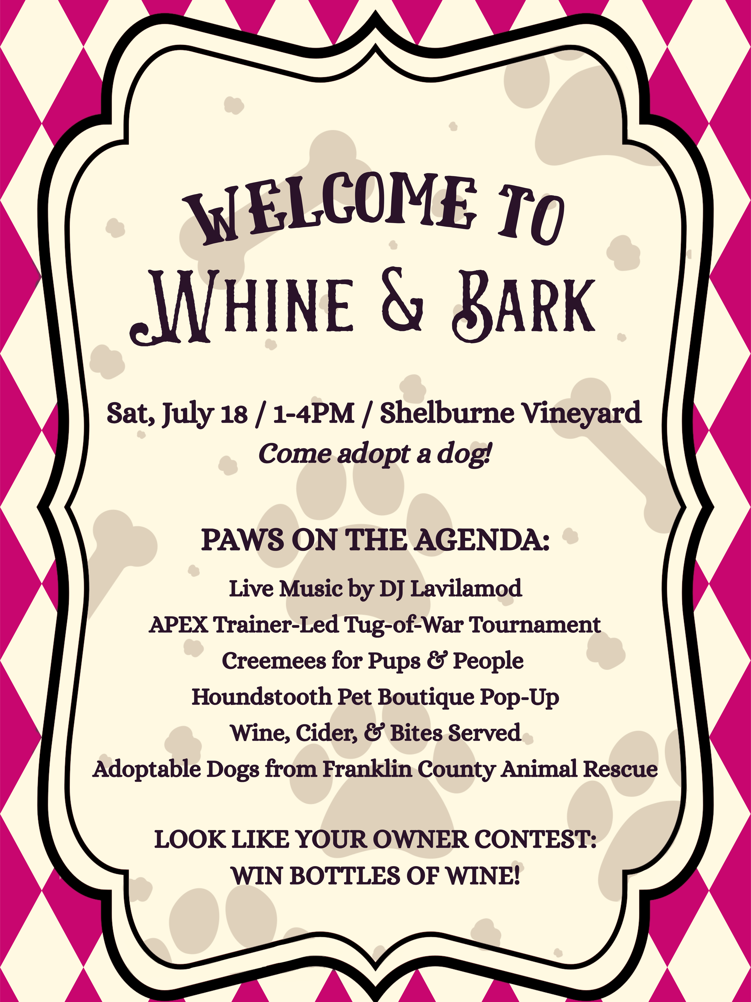  Whine &amp; Bark