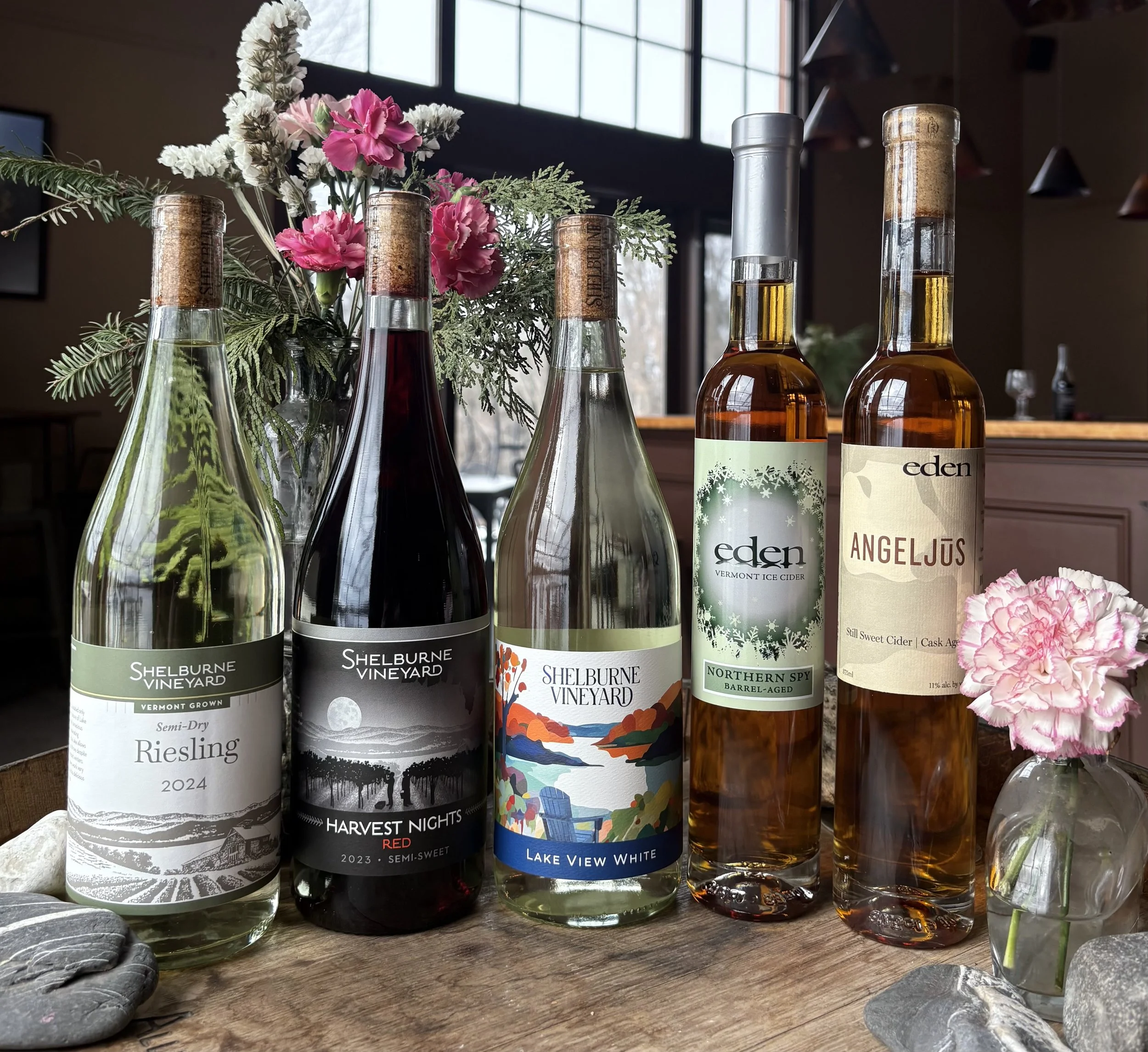 Sweet Tasting Flight Shelburne Vineyard