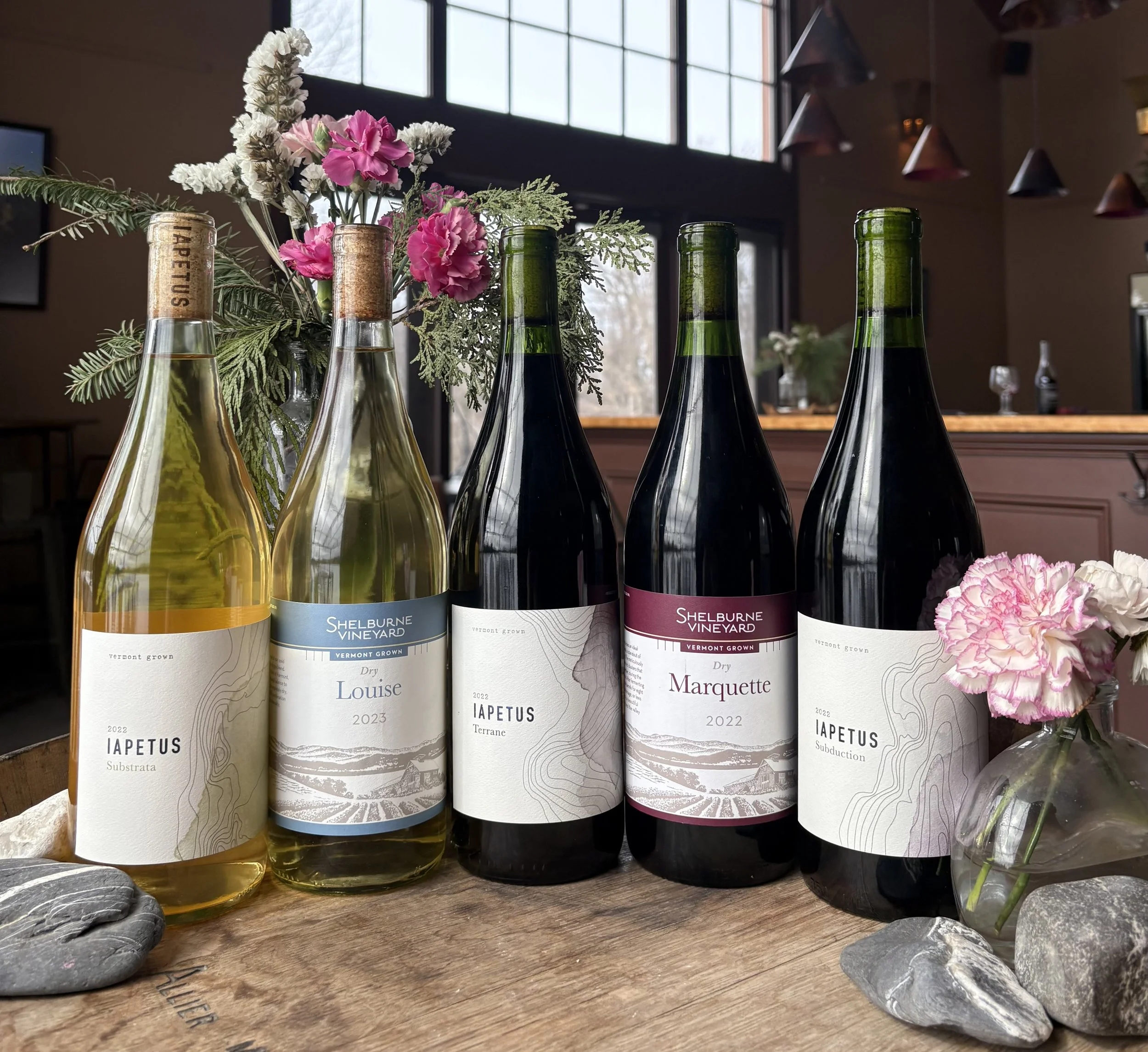 Signature (dry) Tasting Flight Shelburne Vineyard