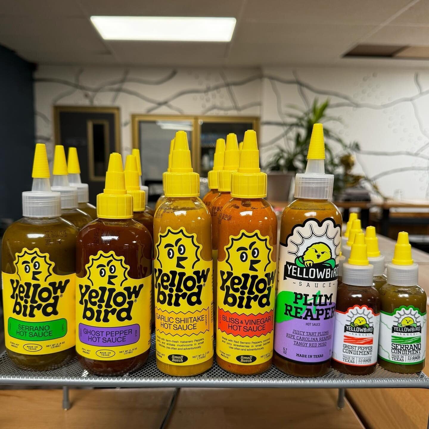 🚨 RESTOCK 🚨 our favorite @yellowbirdsauce sauces are back in stock for retail including the Bliss &amp; Vinegar and Garlic Shiitake small batch sauces. These are very FU**ING good and make me miss Texas (kinda 🤣). Plus peep their new branding 👀 
