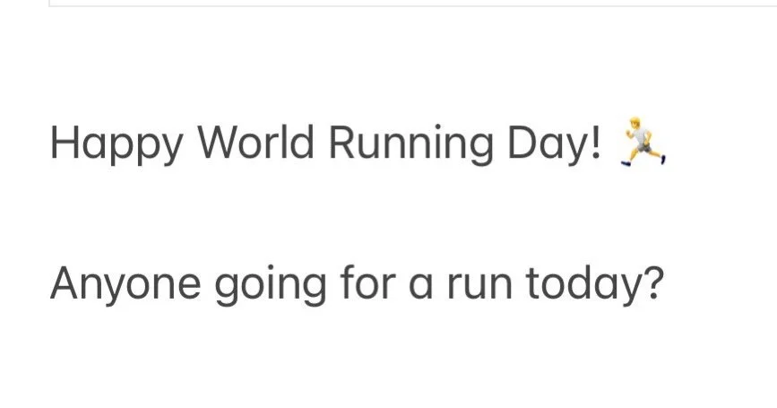 #worldrunningday