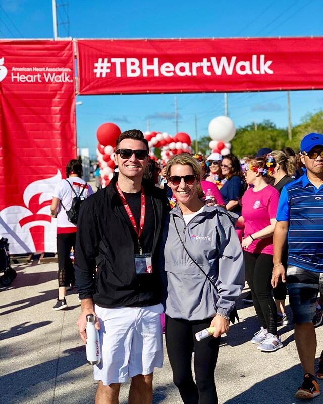 Spent some time this weekend at @american_heart&rsquo;s Heart Walk here in Tampa, which, like Heart Walks across the country, raises money to save lives from heart disease and stroke. As we get ready for the holidays, let&rsquo;s all remember what we