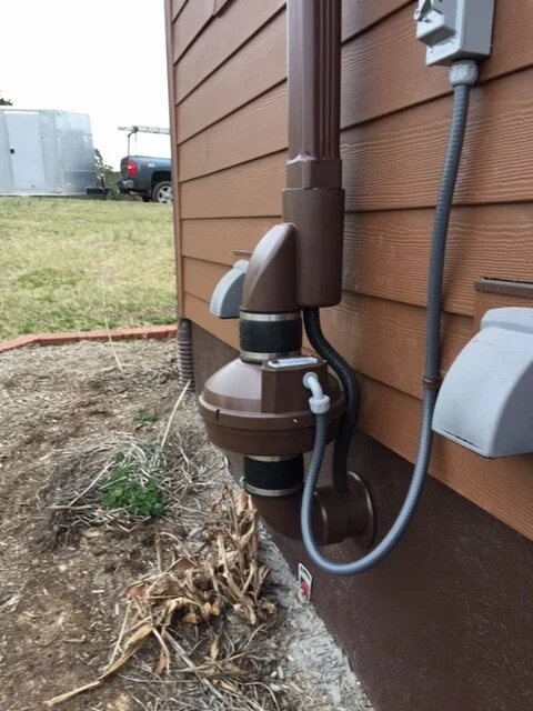 System Painted to Blend With Existing Gutters