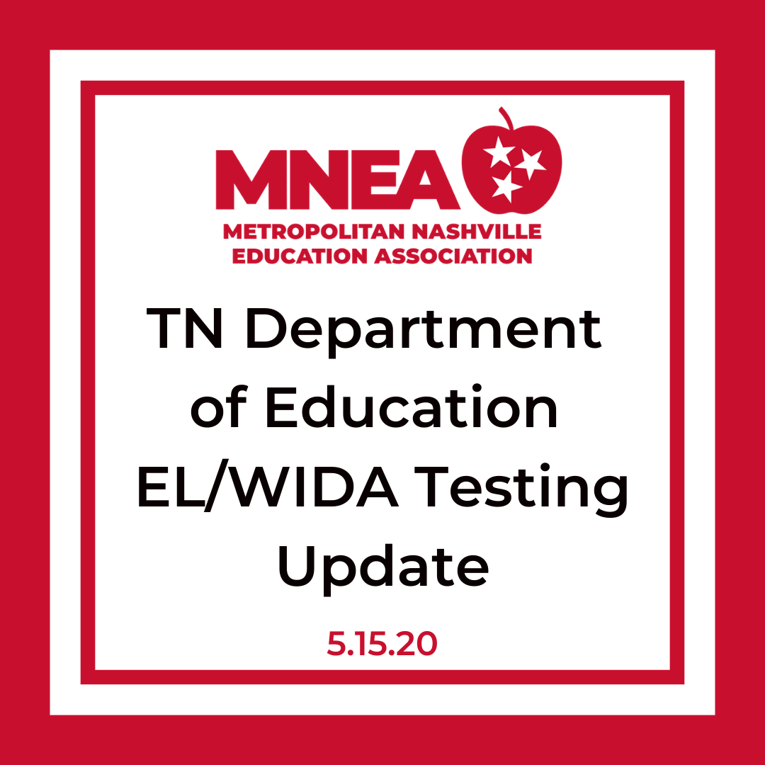 EL WIDA Testing Update