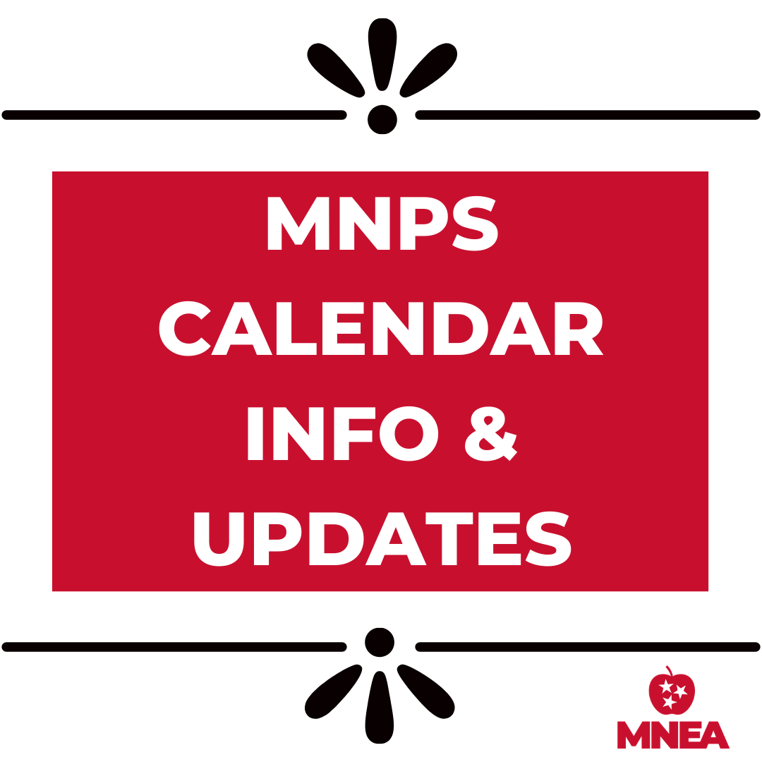 MNPS Calendar Info &amp; Updates