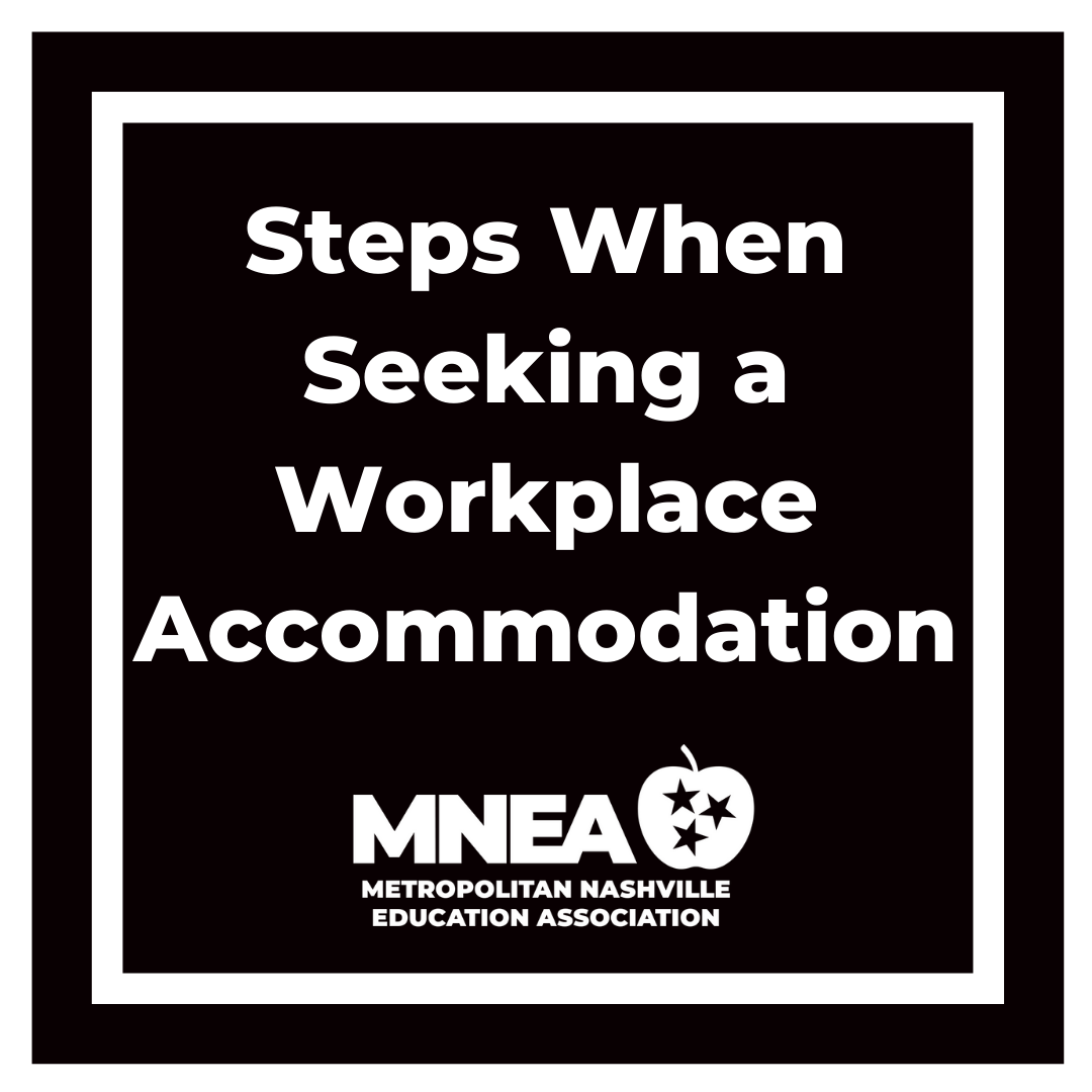 Steps When Seeking a Workplace Accommodation