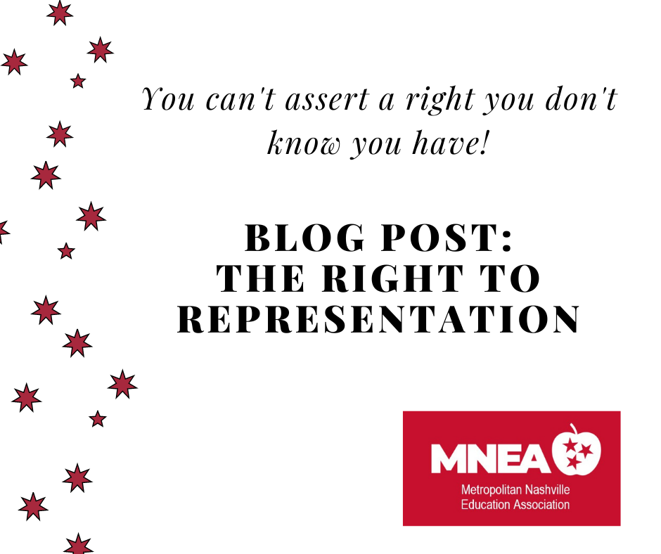 Know Your Right to Representation