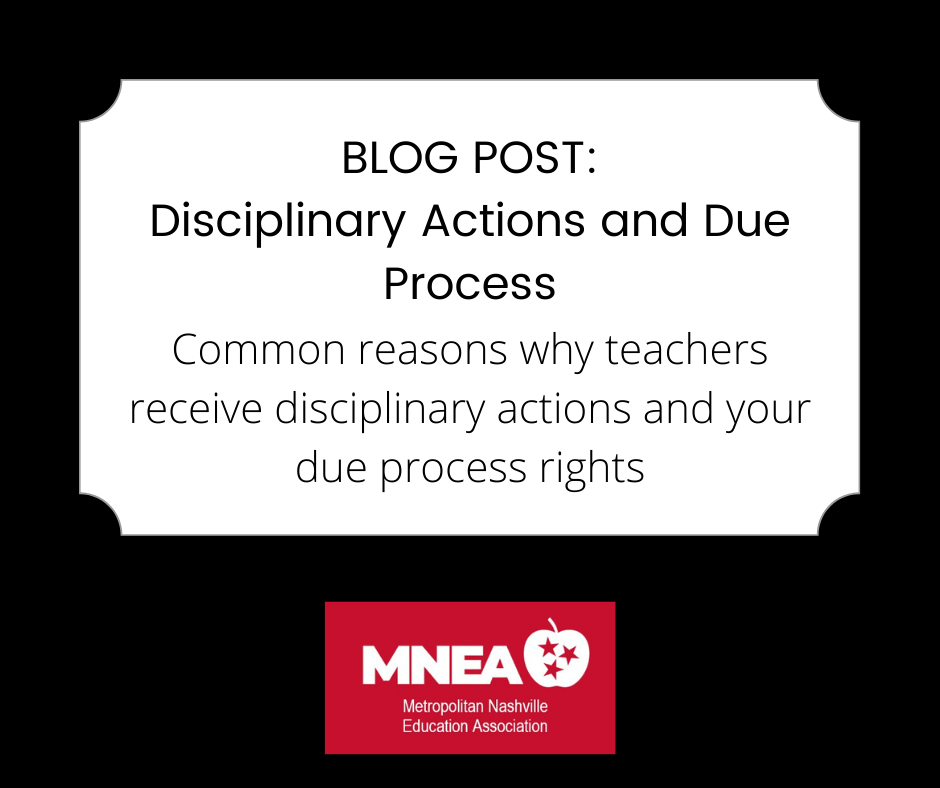 Disciplinary Actions and Due Process