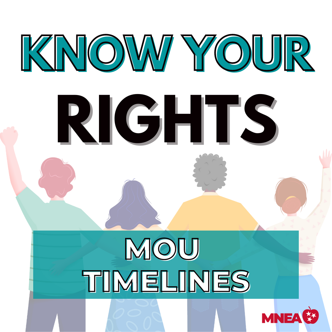 Memorandum of Understanding Timelines