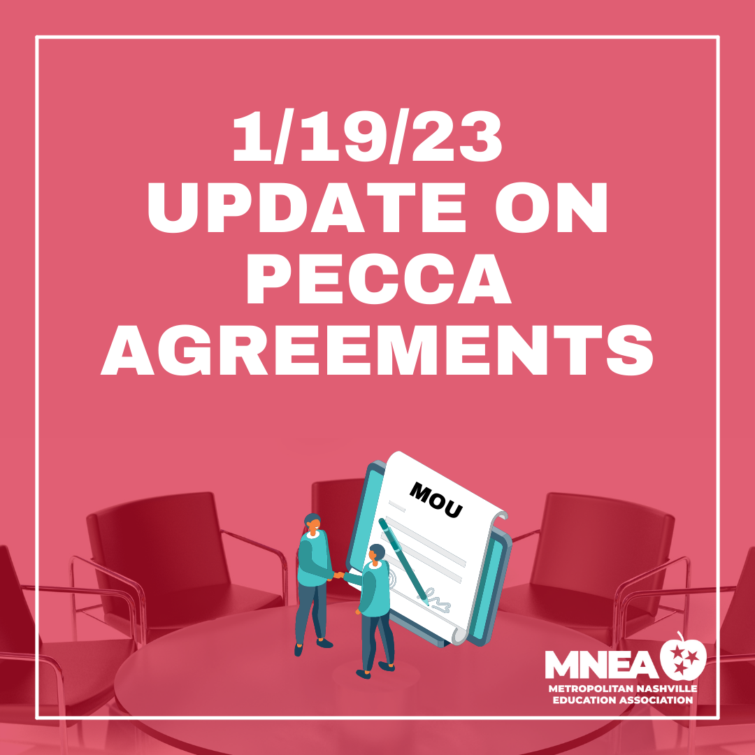 PECCA UPDATES 1/19/23