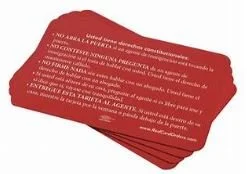 Red Cards / Tarjetas Rojas