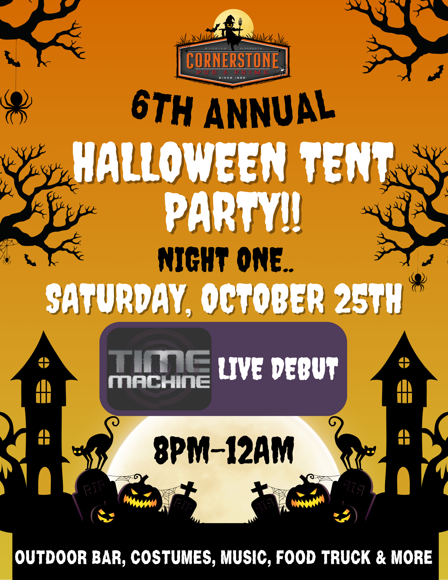 NIGHT ONE- Cornerstone's 6th Annual Halloween Tent Party