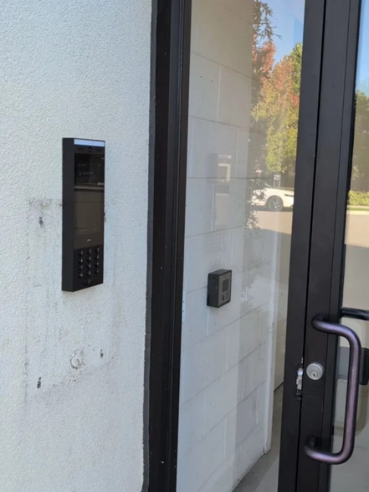 Condo access control upgrade complete! Easy access for tenants using fobs, pins, or phones! The system allows for two way audio and one way video to authorize guests. Smooth integration with the garage door and automatic door openers. 

#condo #acces