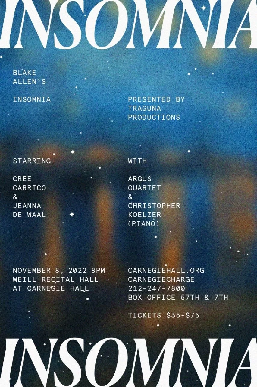 Soloist in 'Insomnia: World Premiere'