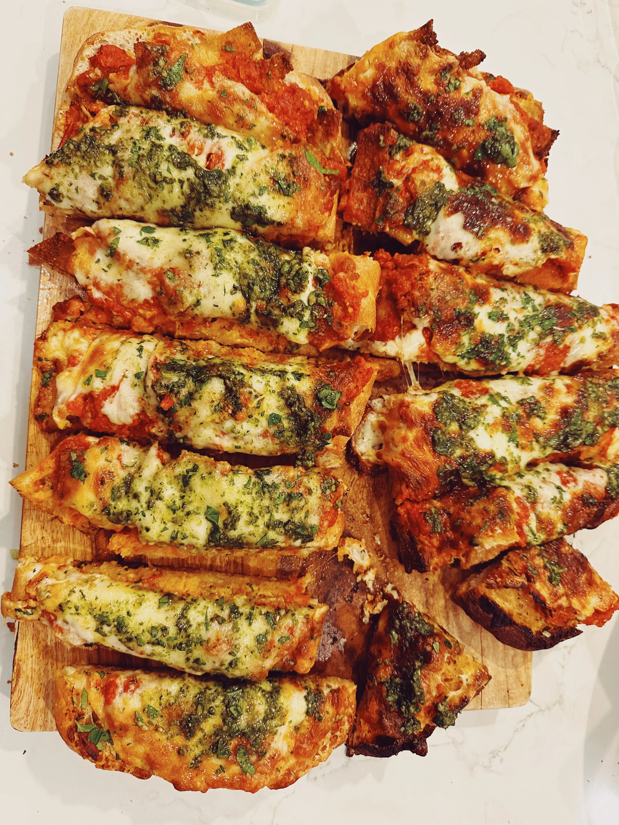 Death By A Thousand Eggplant Cutlet Garlic Bread