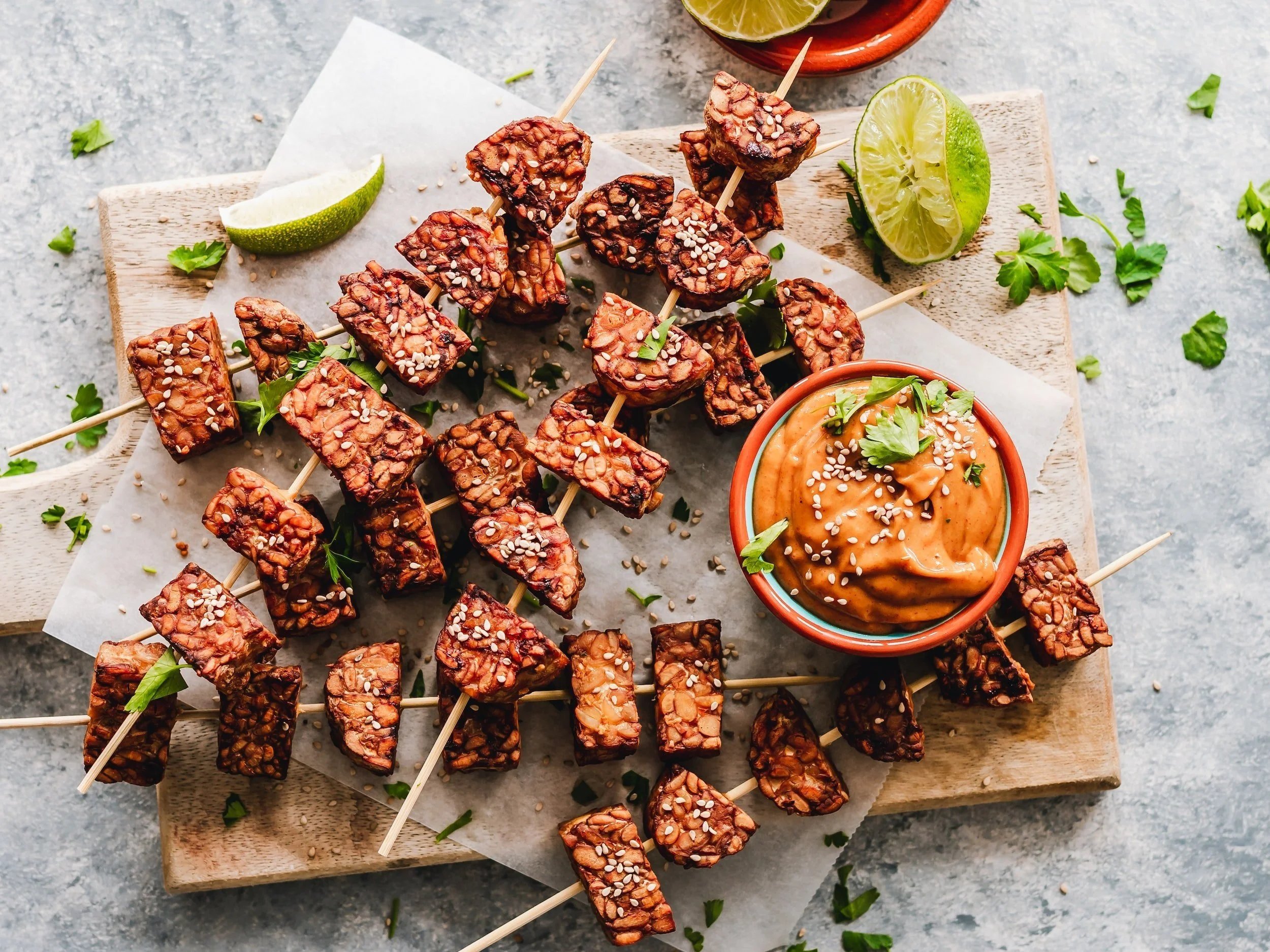Marinated Baked Tempeh 