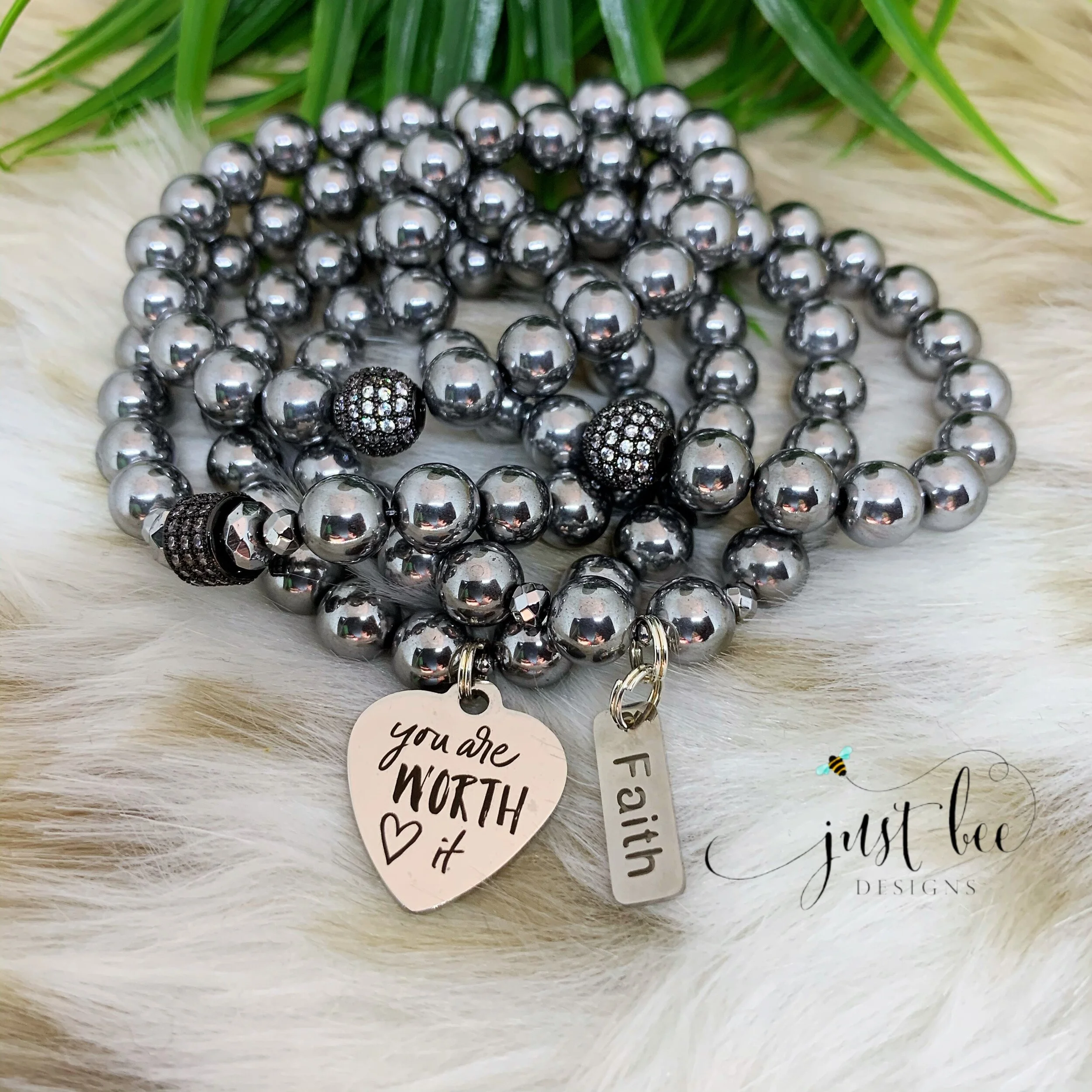 Mini Silver Hematite Set 