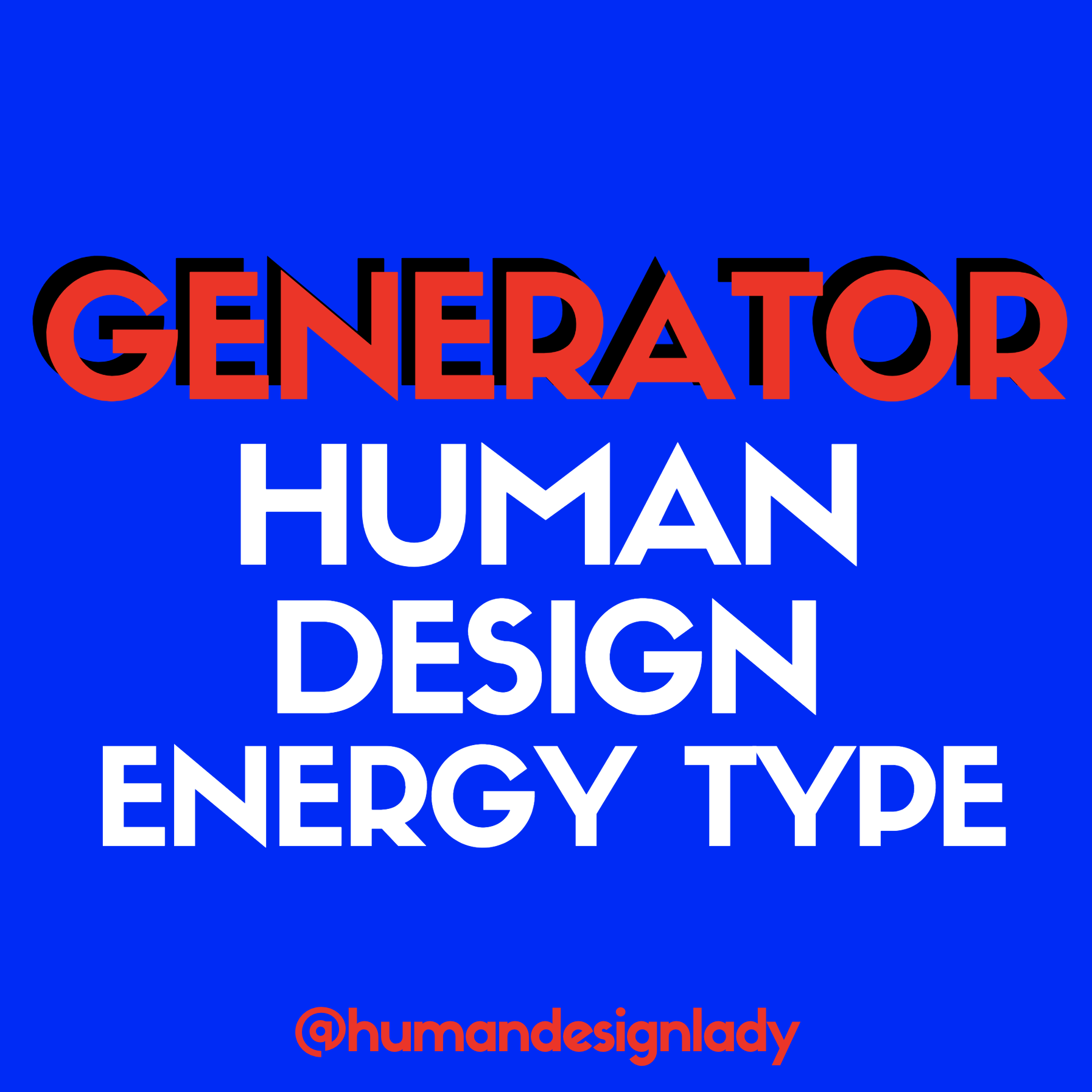 Generator Type and Strategy
