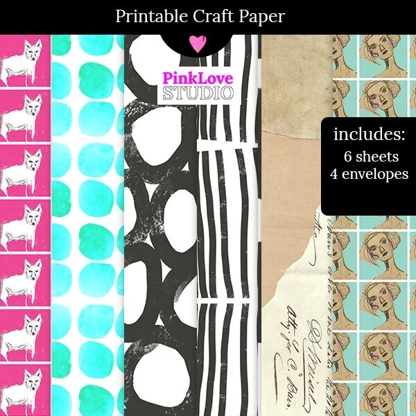 Desert Dreams Printable Craft Paper