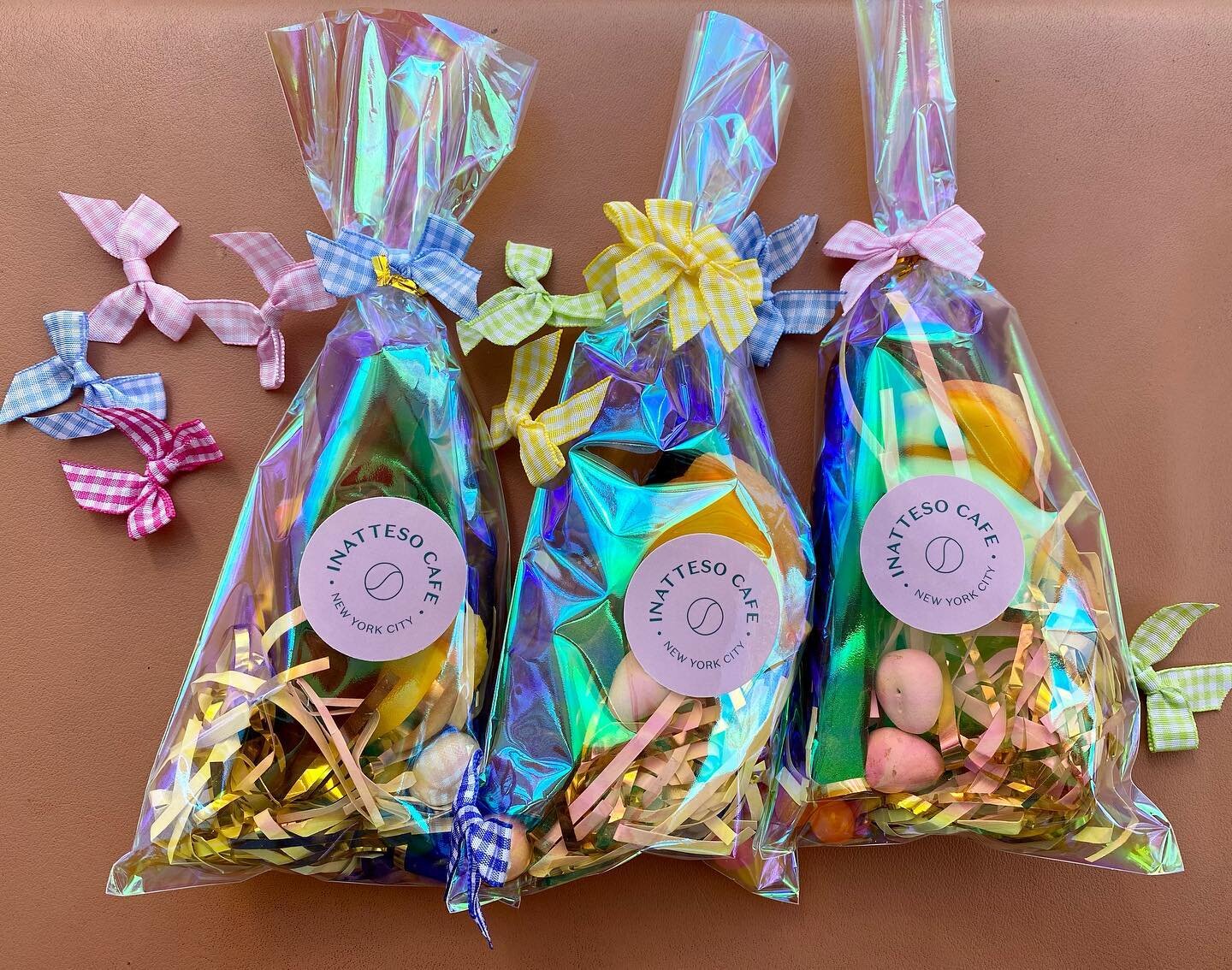 Stop in on the last day before Spring break to pick up our Easter Goody bags filled with homemade chocolates and sugar cookies! #eastercookies #easterchocolate