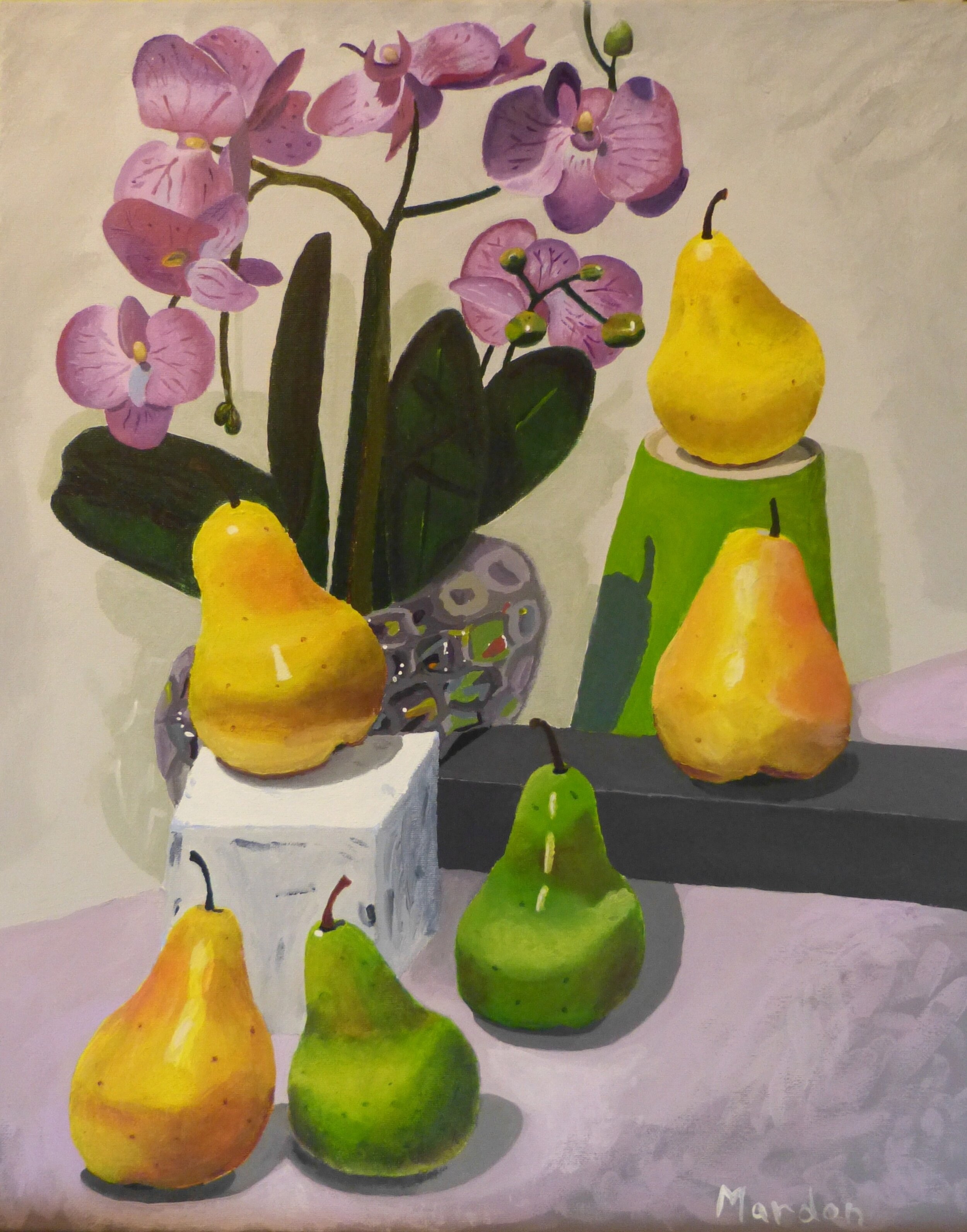 Pears and Orchids