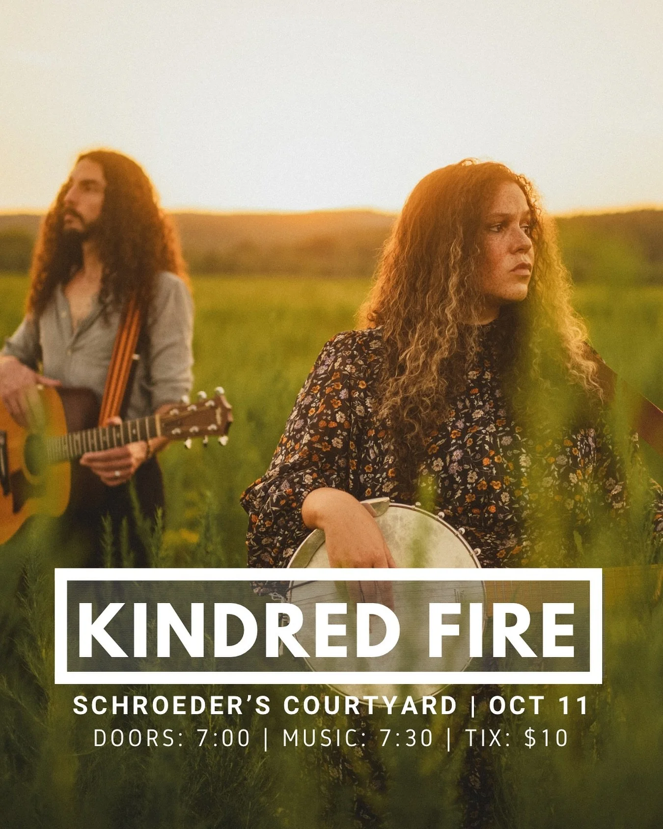 Next Saturday, y&rsquo;all. Full band. Schroeder&rsquo;s Courtyard. 
Music starts at 7:30 | $10 at the door. Tag your friends and bring your mama 🍂