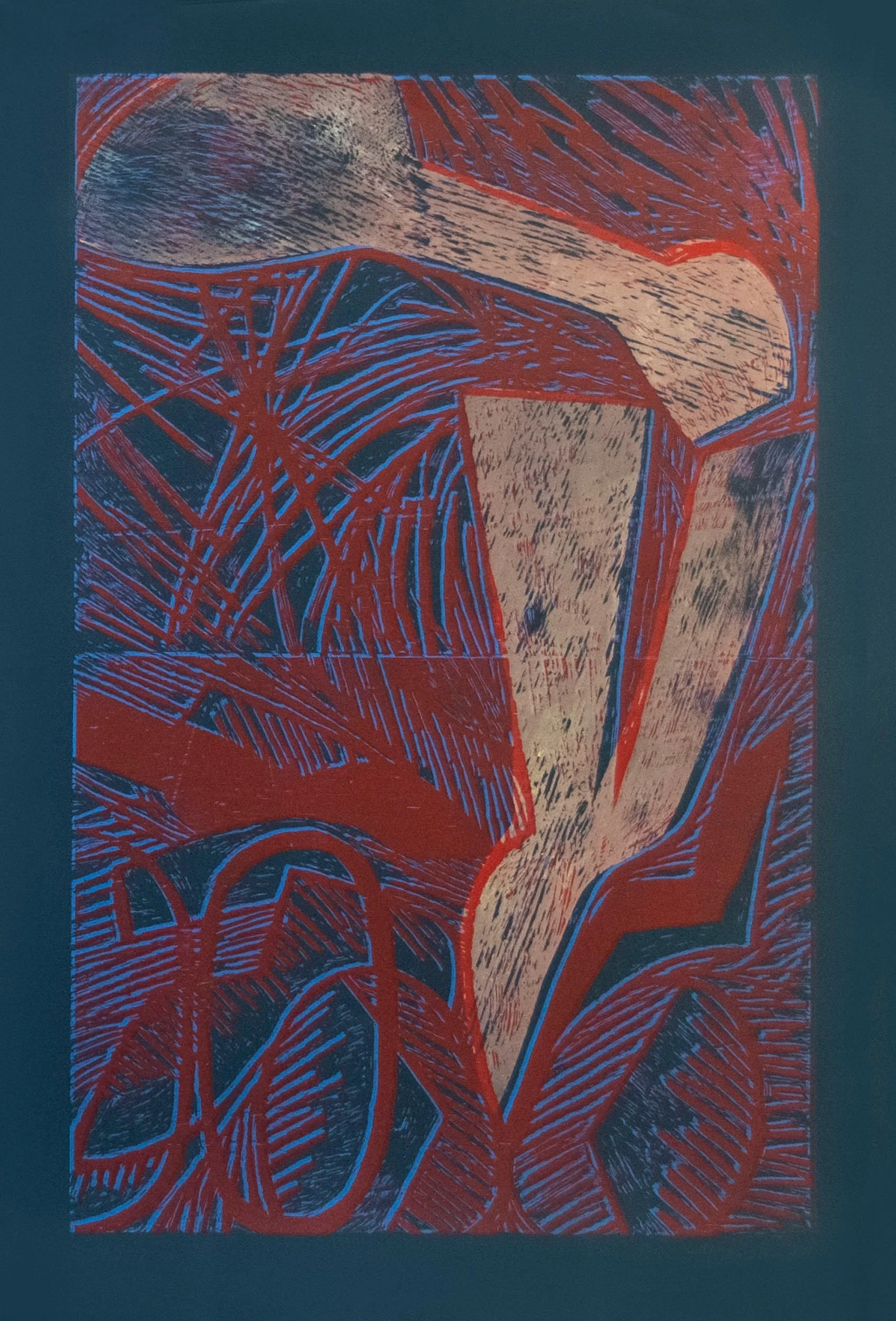 Norman Sunshine
woodblock diptych