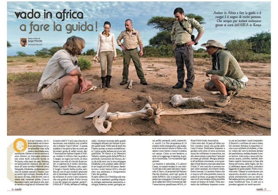 Vado in Africa a fare la guida - Sergio Pitamitz - Oasis - n°202
