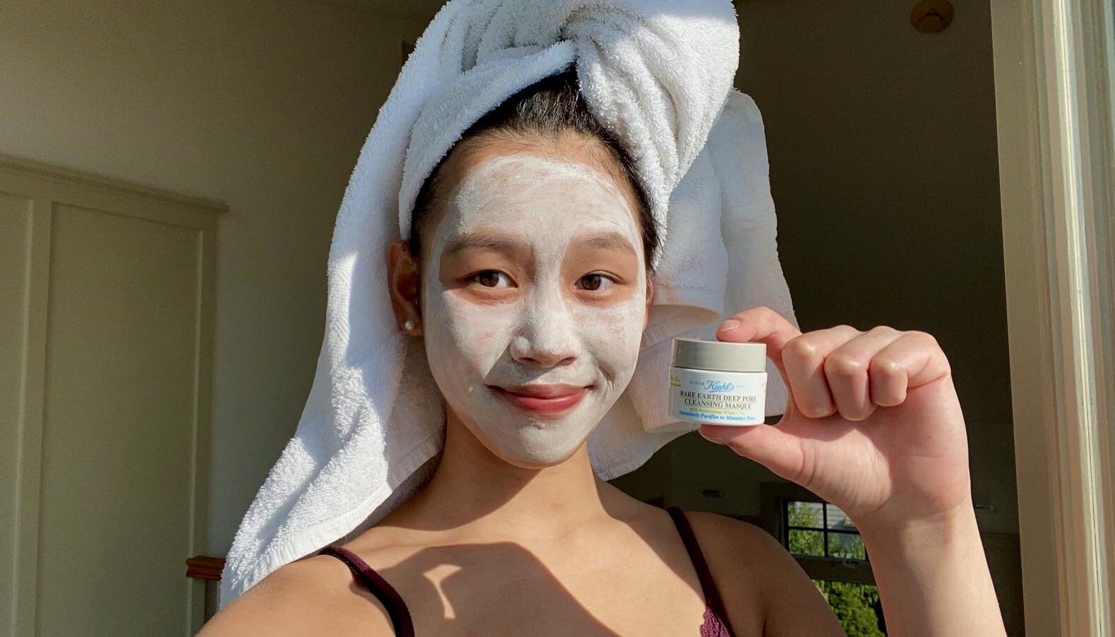 Review on Kiehl's Since 1851's Rare Earth Deep Pore Cleansing Masque â€” Gabby's Glow