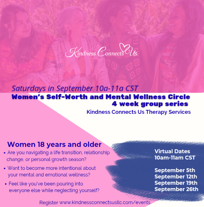 Women's Self-Worth and Mental Wellness Group Series  (Copy) (Copy)